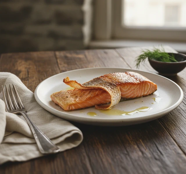 Crispy Skin Salmon by Ajthebachelor