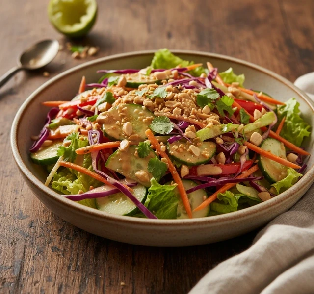 Thai-Inspired Peanut Salad by Eatingwell