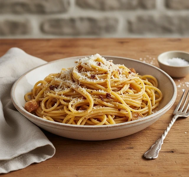 Brown Butter Parmesan Pasta by The Burnt Butter Table