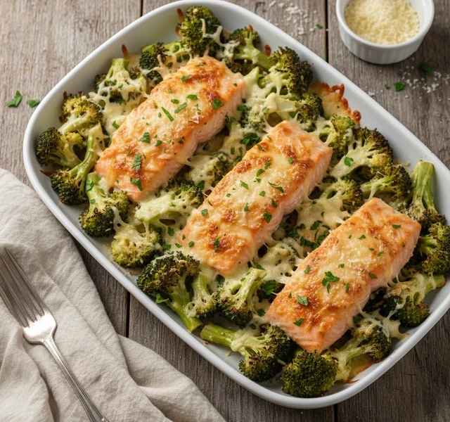 Baked Caesar Salmon by Dieteticaesthetic