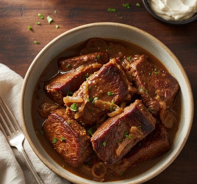 Classic Slow Cooker Pot Roast by Thebateskitchen