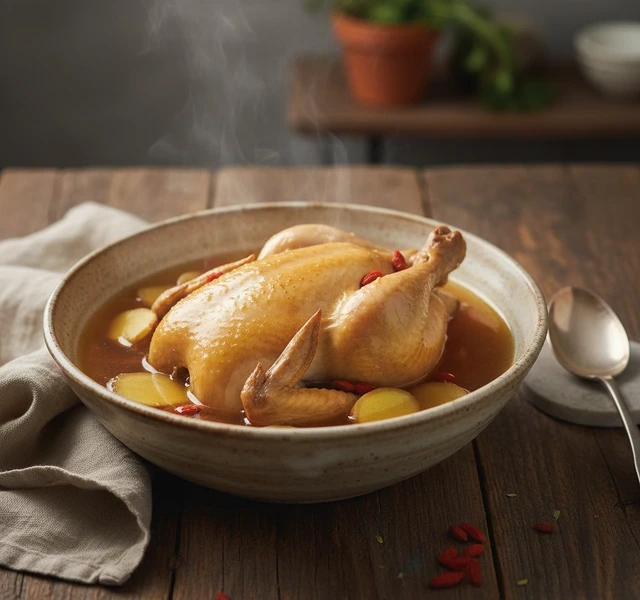 No-Water Chicken Essence Soup by Shenandoah423