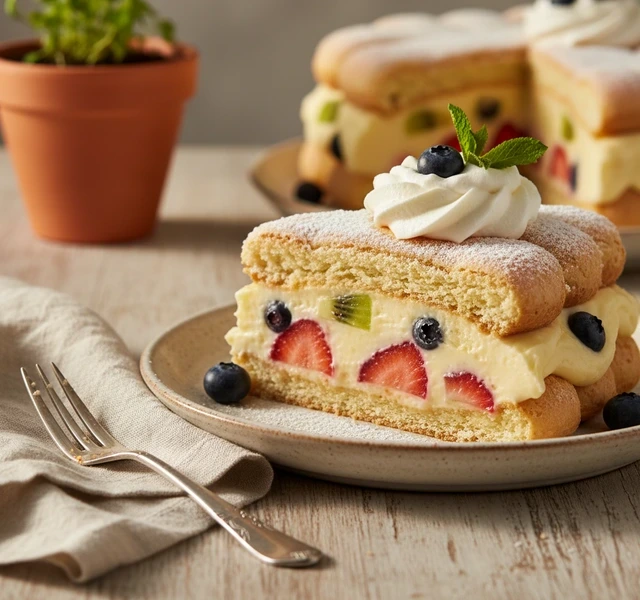 Easy No Sugar Added Diplomat Cake by Iuliamlupu