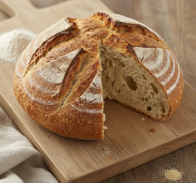 No-Knead Artisan Bread by Mydarr