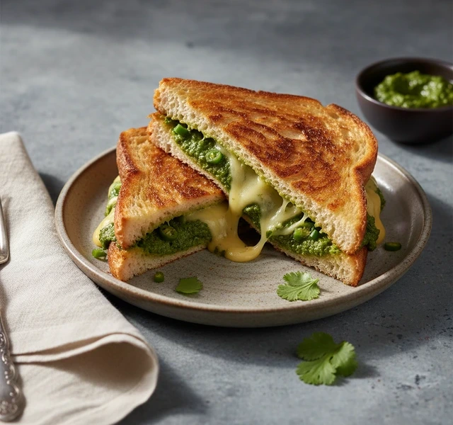 Classic Cheese Chutney Sandwich by Khanawithlove