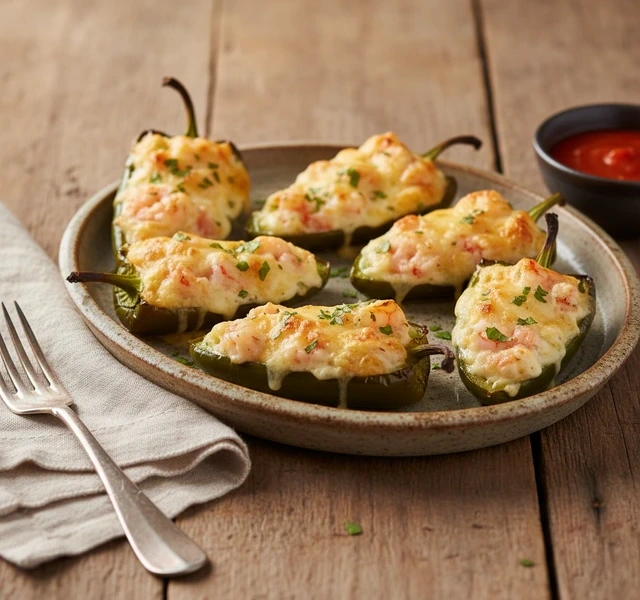 Shrimp-Stuffed Jalapeño Poppers by Carlosrogz