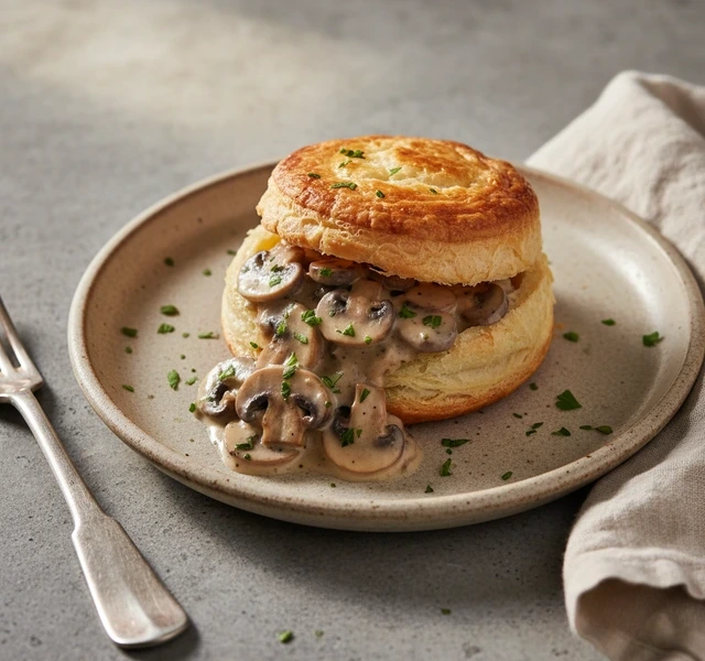 Mushroom Vol-au-vent by Ivon Destrianawati