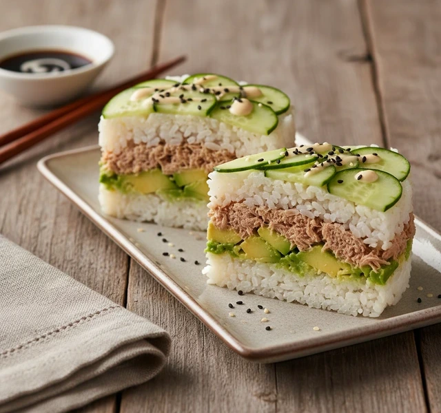 Sushi Cake by Shazasplate