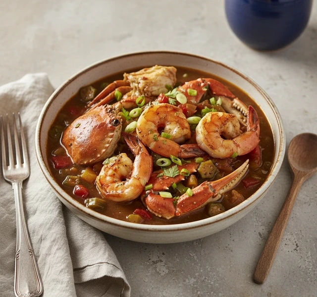 NOLA-Style Seafood Gumbo by Cutelittle Chef