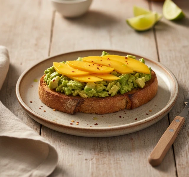 Mango Avocado Toast by Meghnasfoodmagicgujarati