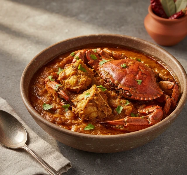 Rani Kankada Jhol (Odia Crab Curry) by Gnaahandisala