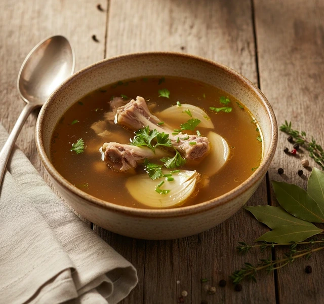Homemade Chicken Stock by Kitchenuproar