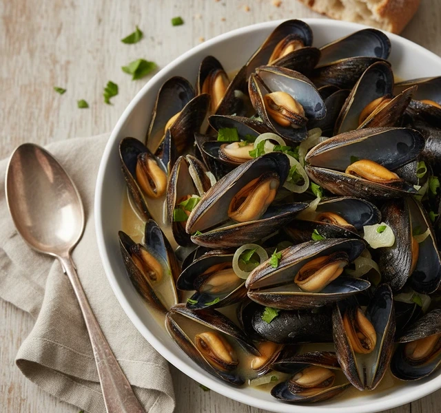 Traditional Moules Marinières by Leon Fishbrasserie