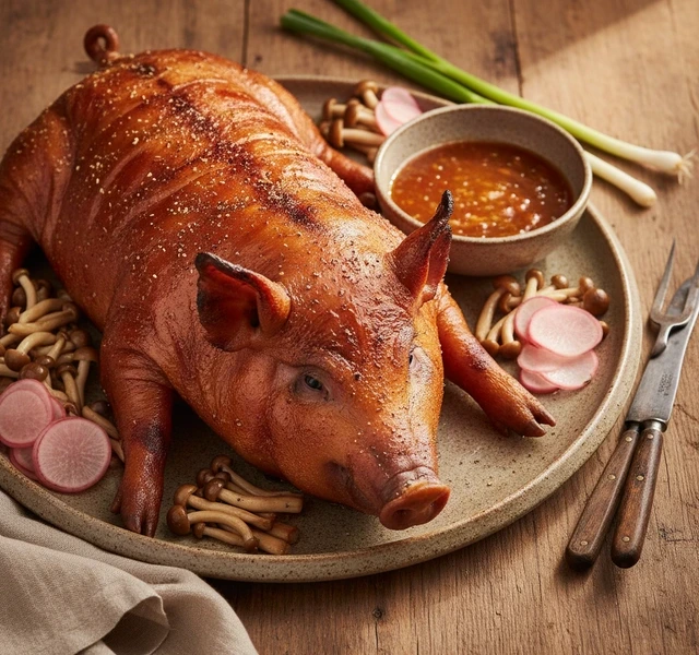 Lunar New Year Roast Suckling Pig by Roe Restaurant