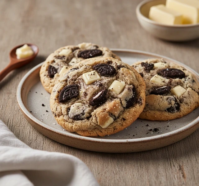 Cookies n' Cream Cookies by Madisoneats