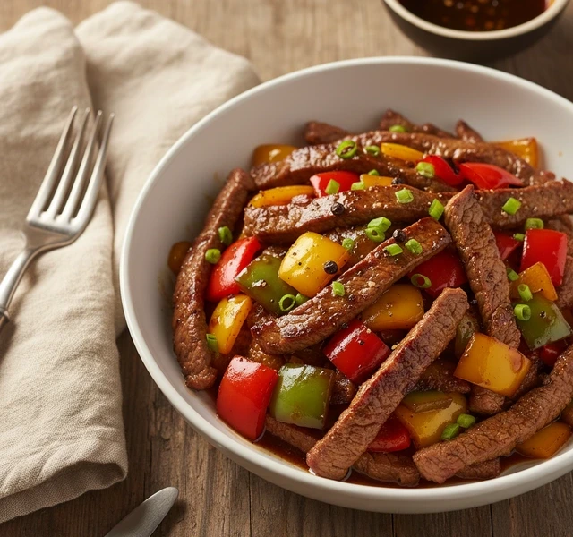 Classic Pepper Steak by One Stop Chop