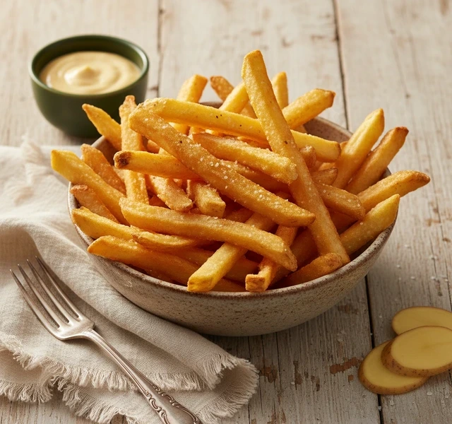 Longest Crispy French Fries by Joshua Weissman Recipes