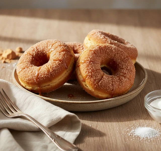 Caramel Cinnamon Donuts by Nourishwithtan