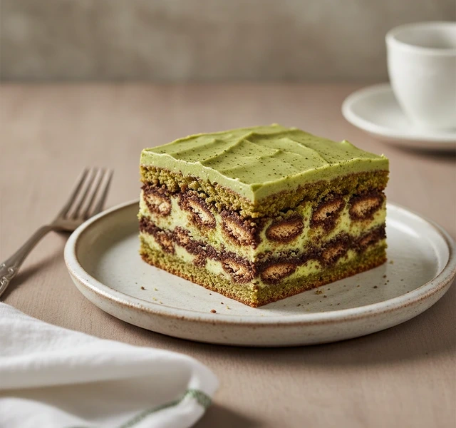Matcha Kek Batik Indulgence by Khalilwhid