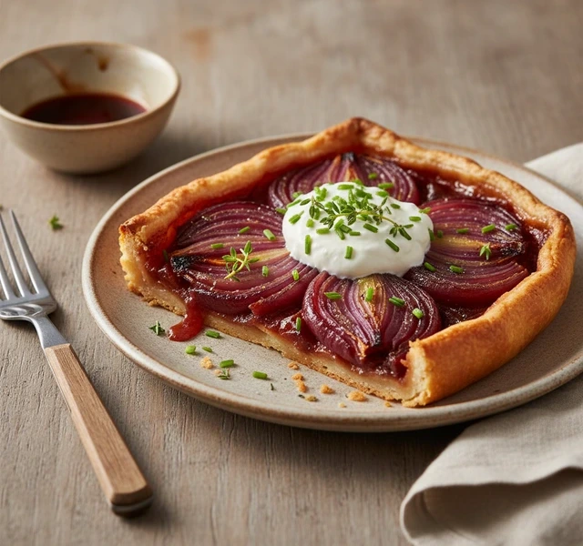 Caramelized Roscoff Onion Tart by Matthewryle