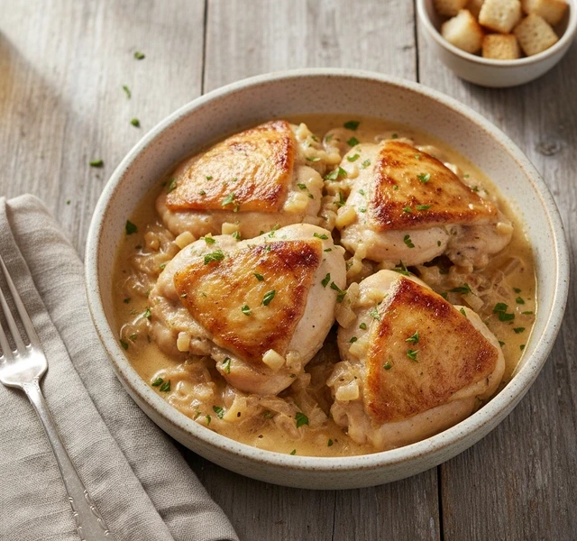 One-Pan Creamy Chicken by Kamandoonz