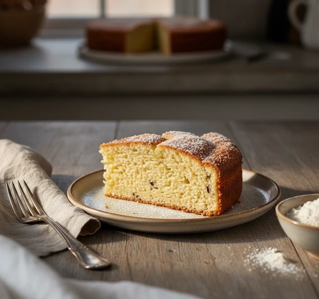 Vanilla Cake by Thehalfricanfoodie