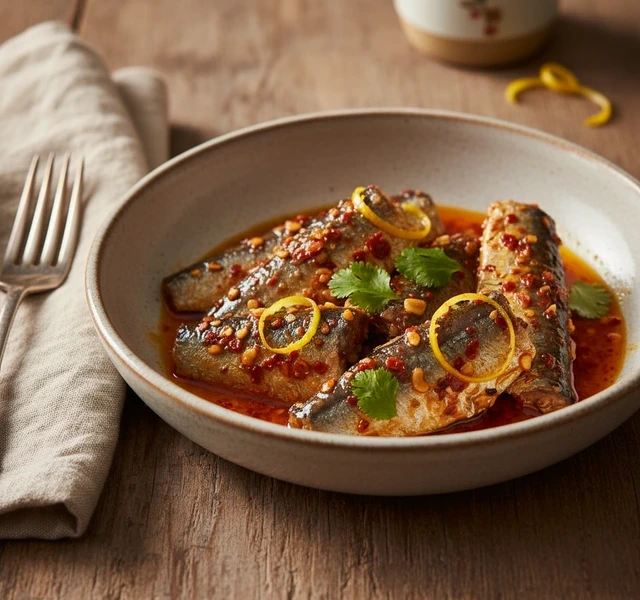 Garlic Chili Crisp Lemon Sardines by Marion S Kitchen