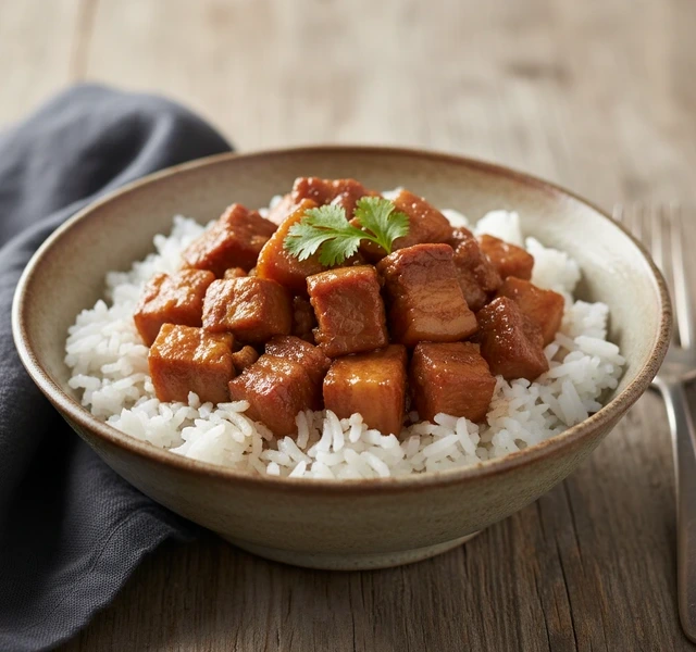 Low-Calorie Taiwanese Braised Pork Rice by Lillychilioil