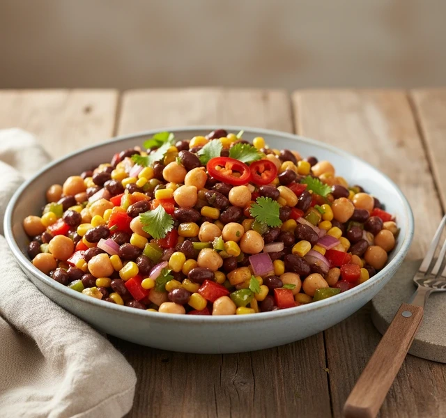 Cowboy Caviar with Honey Chipotle Dressing by Cookingwitbritt