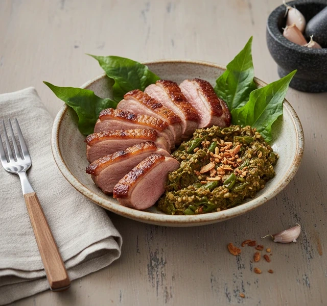 Duck Breast with Nam Prik Num by Josekallioinen