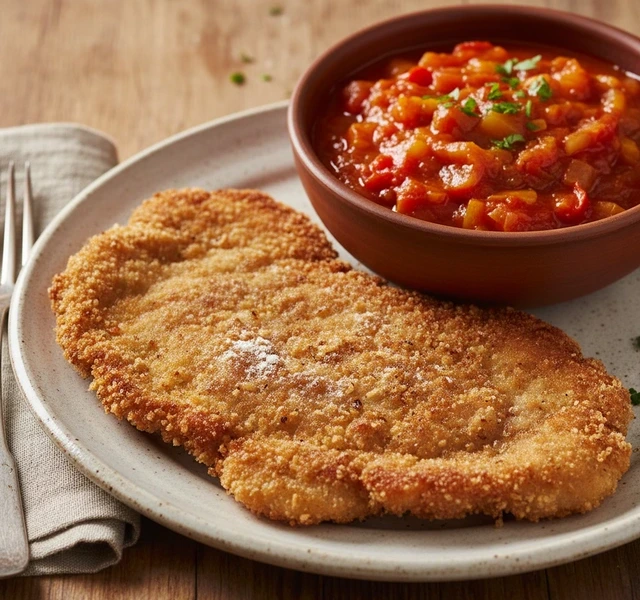 Schnitzel with Letscho by Jennys Koch Blog