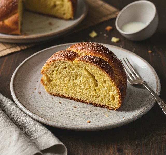 No-Knead Kozunak (Vanilla) by Tonchevdimitar