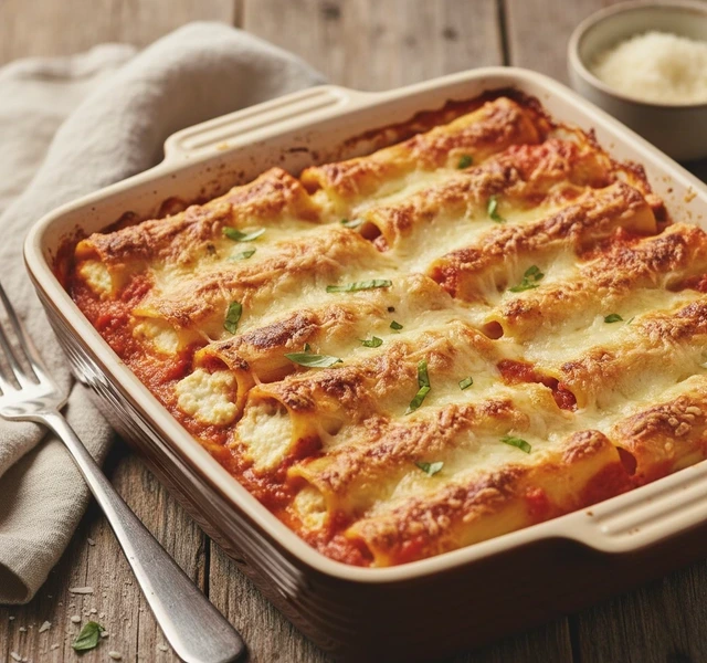 Cheese-Filled Cannelloni by Yinonknafo