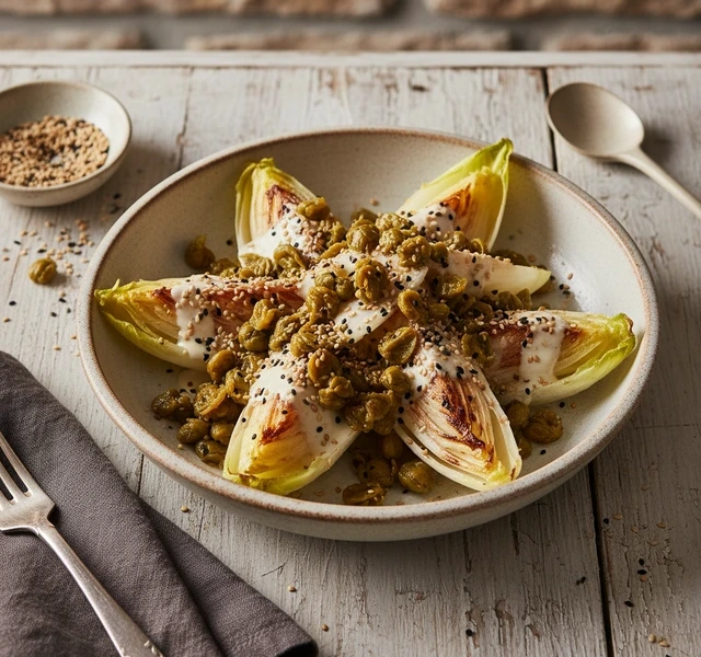 Endive Wedge Salad with Crispy Capers by Gabe Roberge