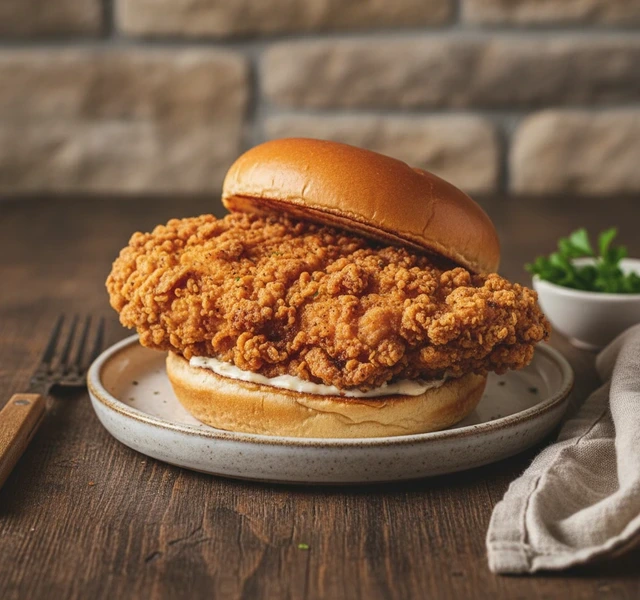 Three-Day Crispy Fried Chicken Sandwich by Slaterchef
