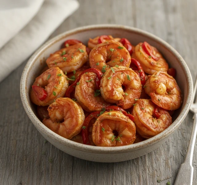 Roasted Pepper Shrimp by Entreesofdelight