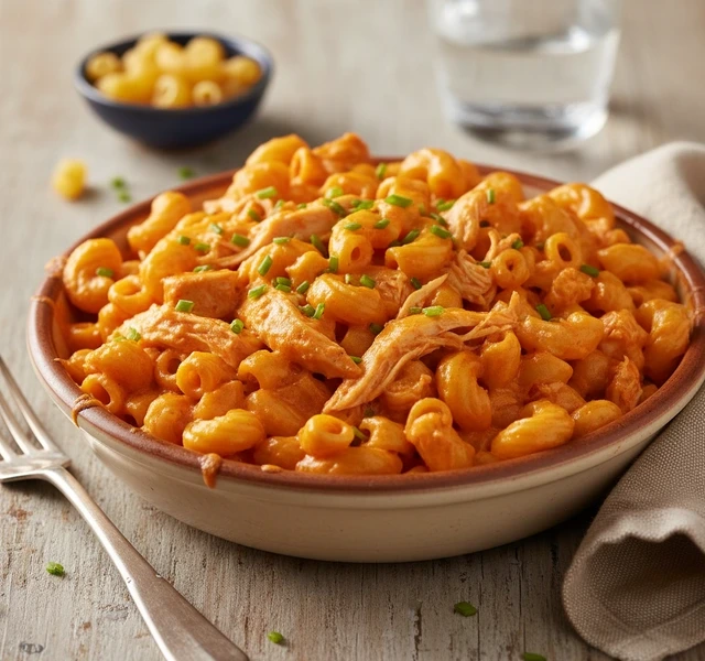 Crock Pot Buffalo Chicken Mac and Cheese by Itsthatrecipeguy