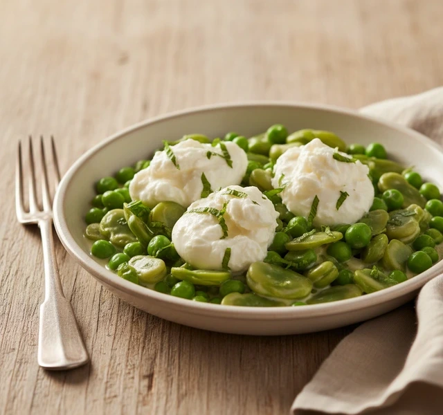 Marinated Fava Beans and Spring Peas by Primo Nyc
