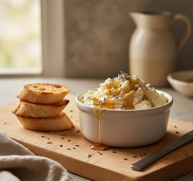 Honey Lavender Whipped Brie by Diningwithskyler