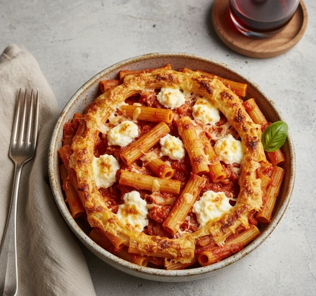 Crispy-Edge Baked Ziti by Stephen Cusato