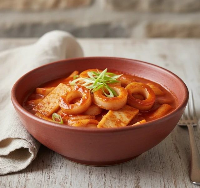 Rice Paper Tteokbokki Hack by Melshealthybowl