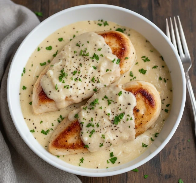 Creamy Garlic Parmesan Chicken by Nourishedbymads