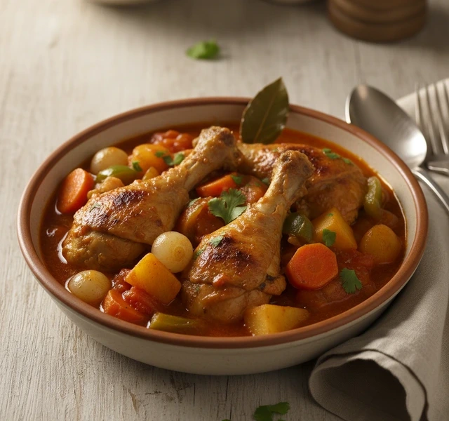 Filipino Chicken Afritada by Kuyajsonn