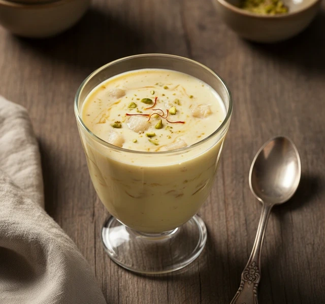 Bajirao Mastani Custard Apple Drink by Tastebyishika