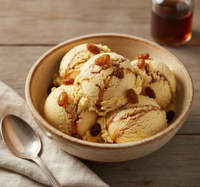 Cornmeal Porridge Ice Cream by Nathan