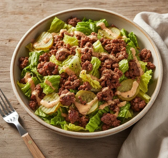 Big Mac Style Burger Salad by Elrinconcitodemariana