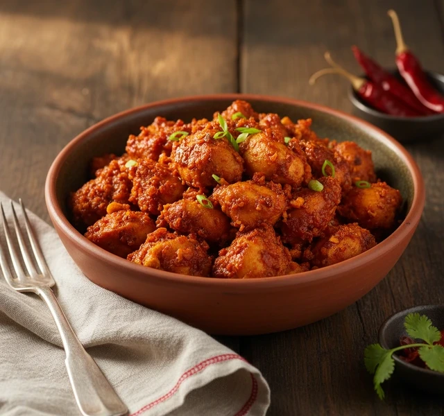 Street-Style Chicken Red Chilli Dry by Tastydotss