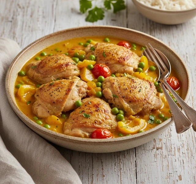 Easy Slow Cooker Chicken Curry by Aldi