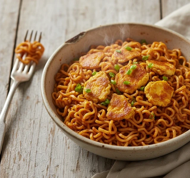 Spicy Egg Maggi Noodles by Pm Star 77