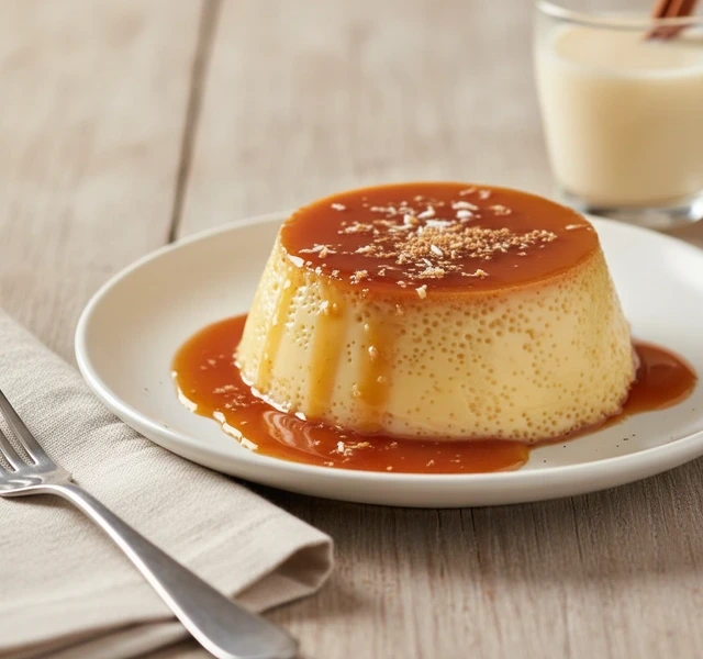 Coconut Eggnog Leche Flan by Saltandgrindkitchen